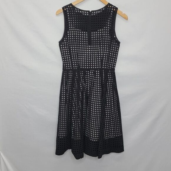 halogen fit and flare sleeveless dress with cutout details Double lined - Picture 13 of 14